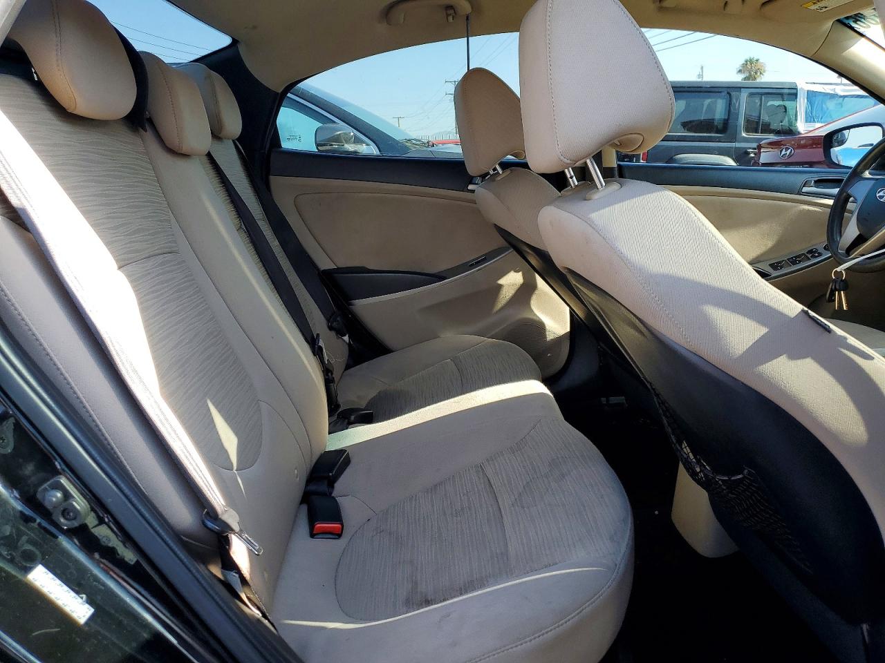 2015 Hyundai Accent Gls Black vin: KMHCT4AE6FU936272