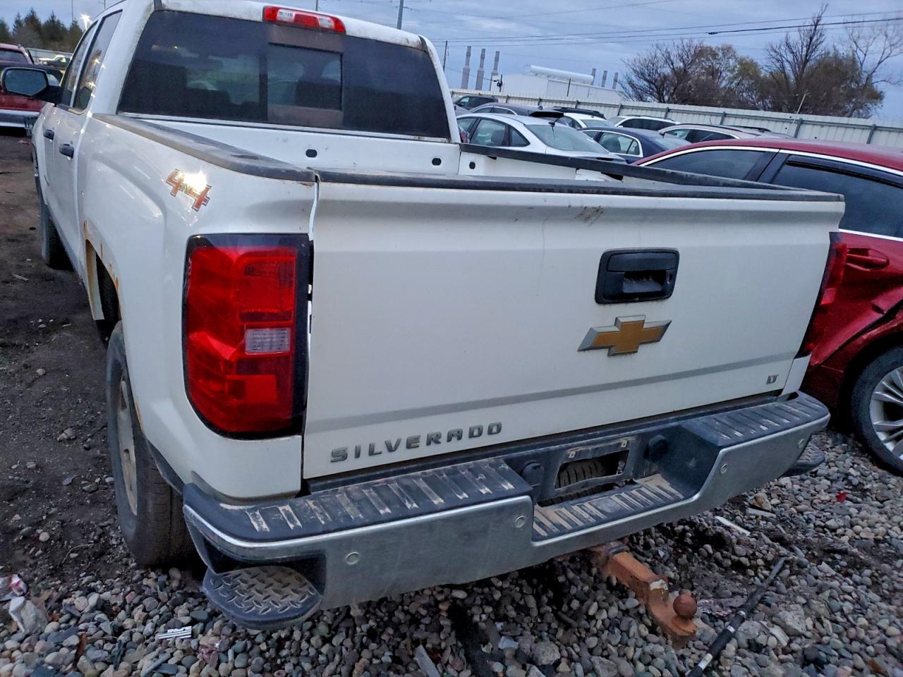 2014 Chevrolet Silverado K1500 Lt Белый vin: 3GCUKREC3EG203051