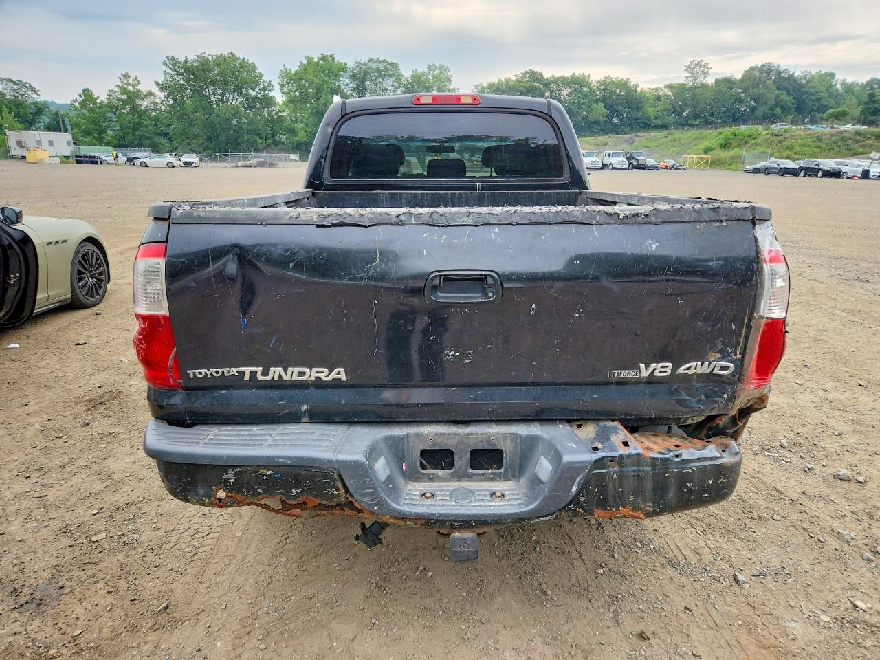 2004 Toyota Tundra Double Cab Limited Black vin: 5TBDT48154S444886