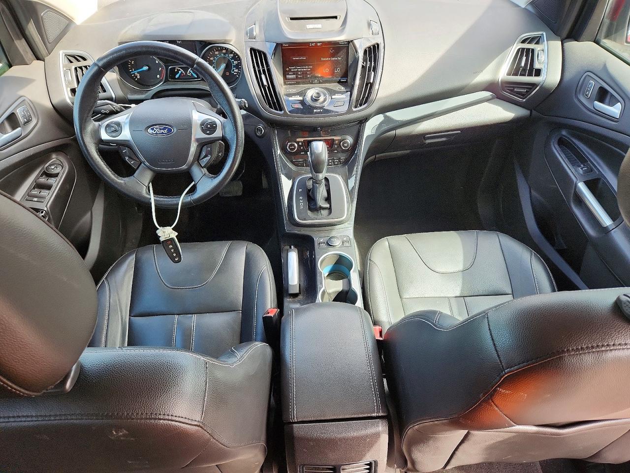 2013 Ford Escape Titanium Red vin: 1FMCU0J90DUD76058
