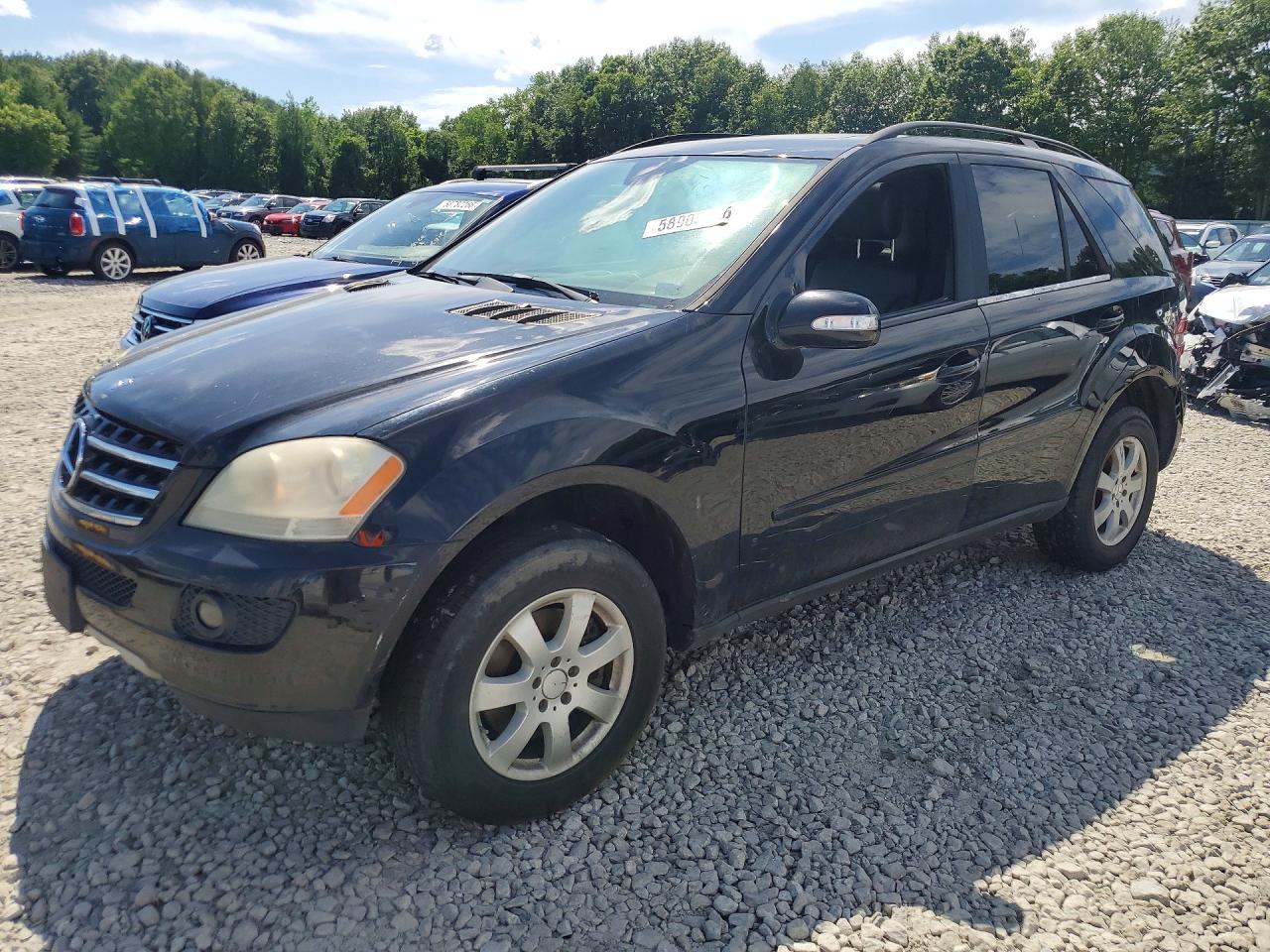 2007 Mercedes-benz Ml 350 Black vin: 4JGBB86E47A201937