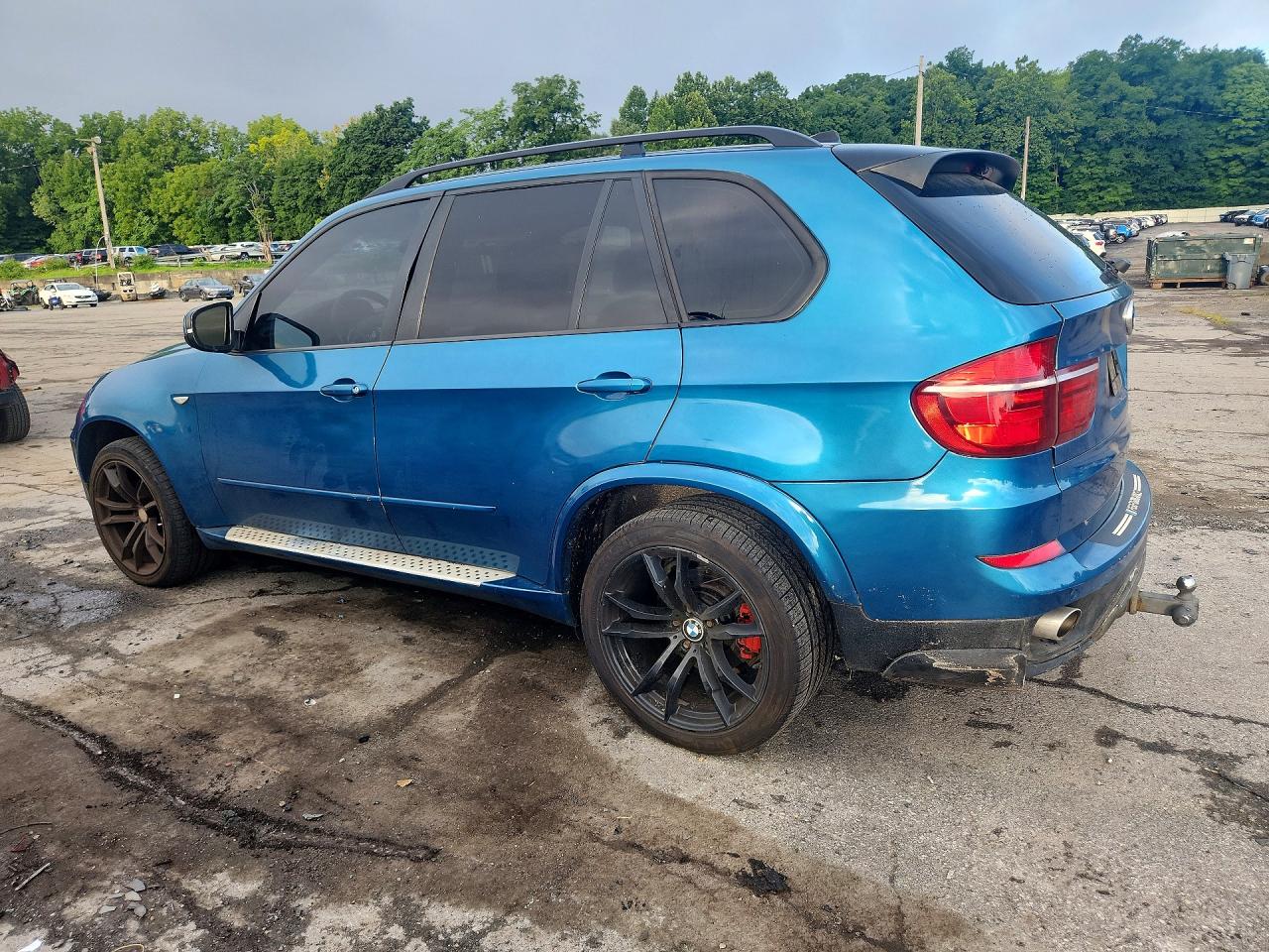 2012 Bmw X5 Xdrive35d Синий vin: 5UXZW0C53CL670947