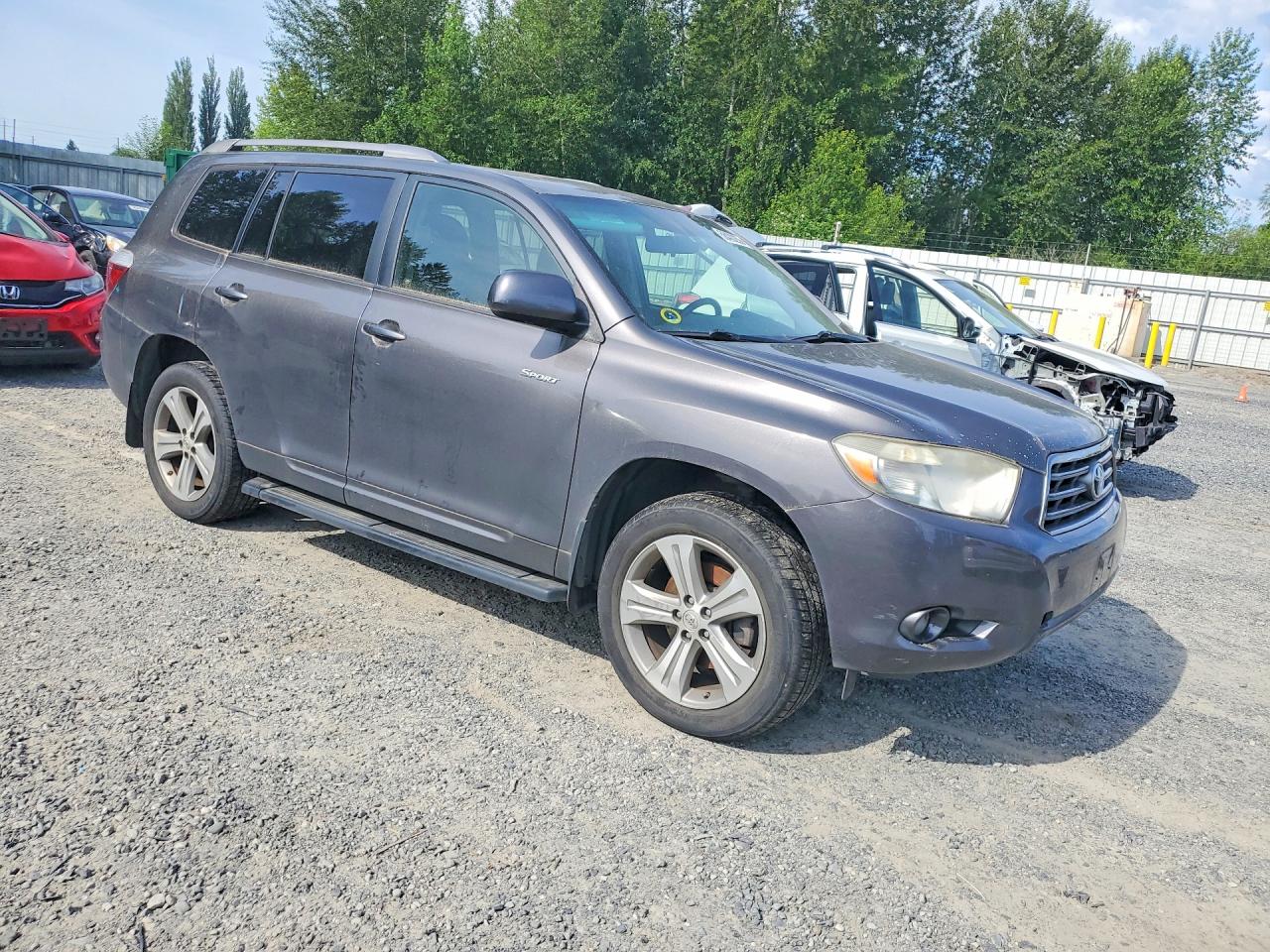 2008 Toyota Highlander Sport Gray vin: JTEES43A582057933