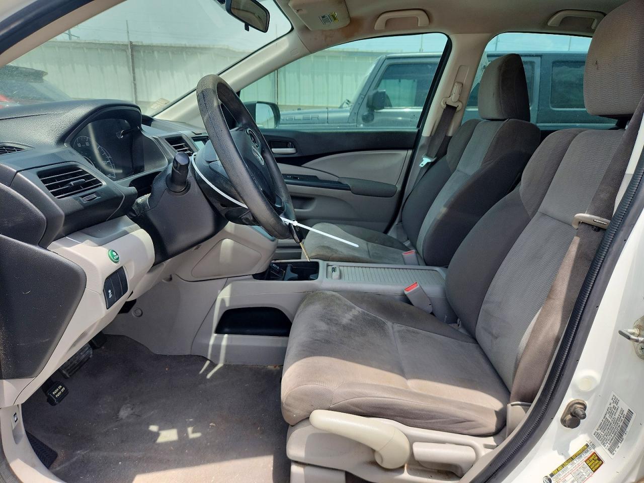2013 Honda Cr-v Lx White vin: 5J6RM3H30DL027841