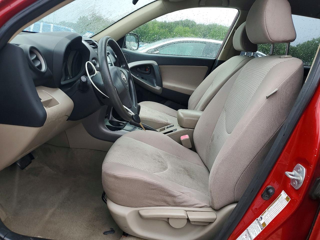 2007 Toyota Rav4 Base Red vin: JTMBD35V275115036