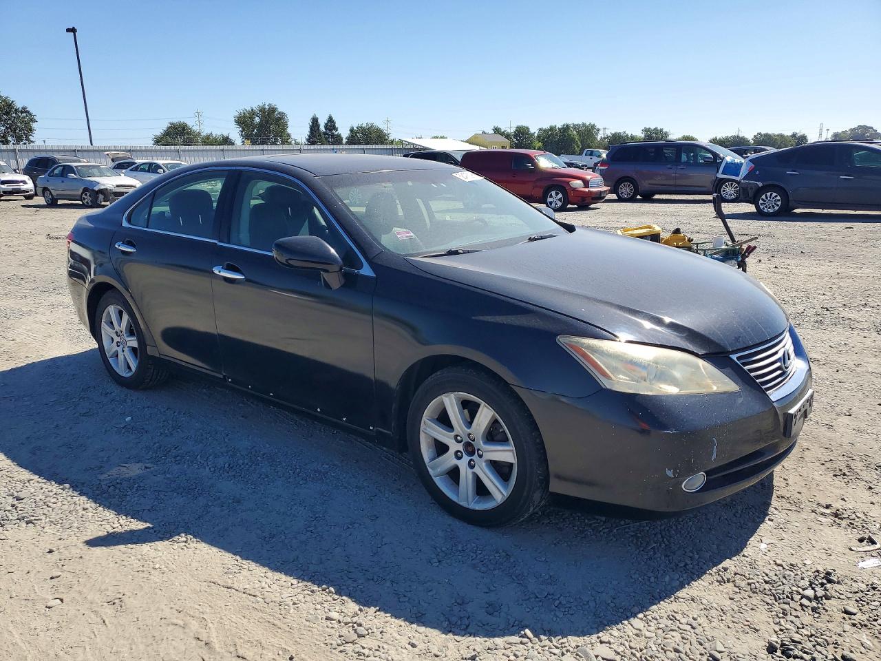 2008 Lexus Es 350 Black vin: JTHBJ46GX82195248