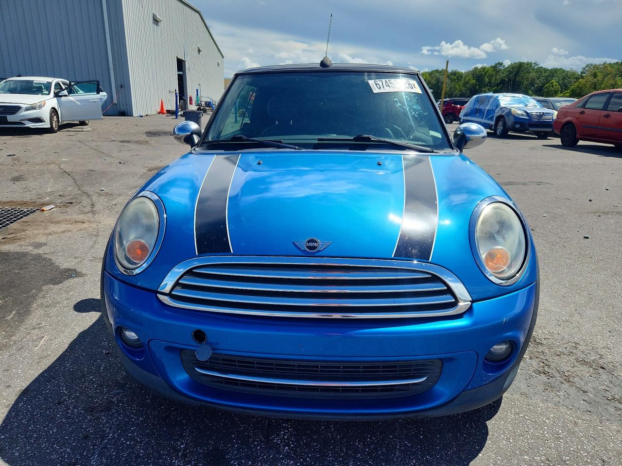 2012 Mini Cooper Blue vin: WMWZN3C54CT133927