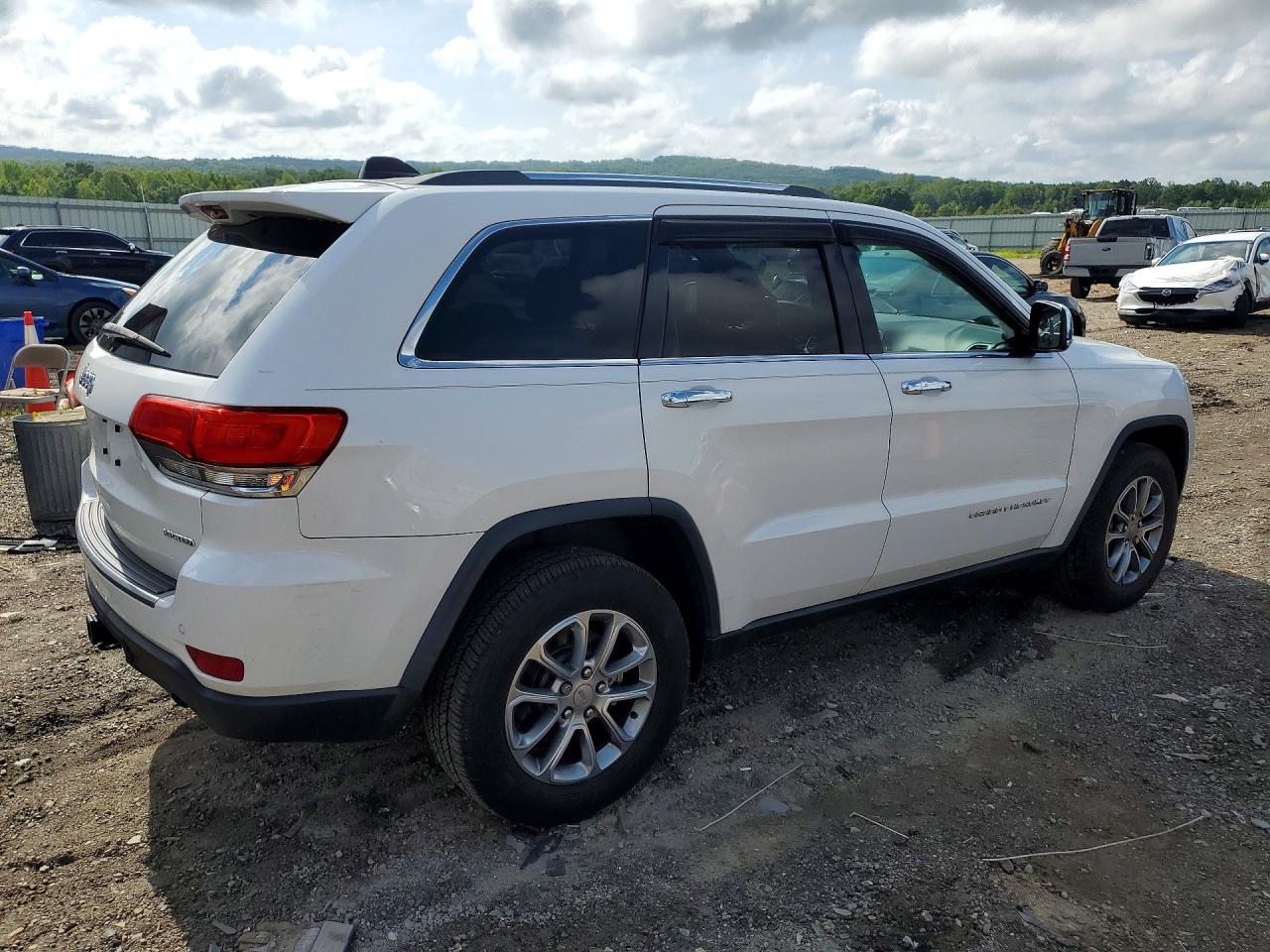 2014 Jeep Grand Cherokee Limited White vin: 1C4RJFBG2EC293763