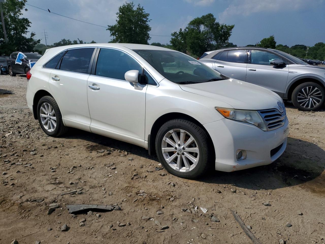 2012 Toyota Venza Xle White vin: 4T3BA3BB0CU031819