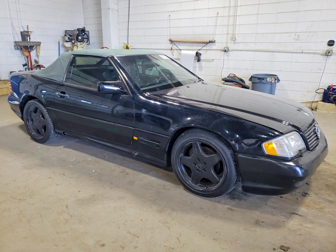 1991 Mercedes-benz 300 Sl Black vin: WDBFA61E8MF017974