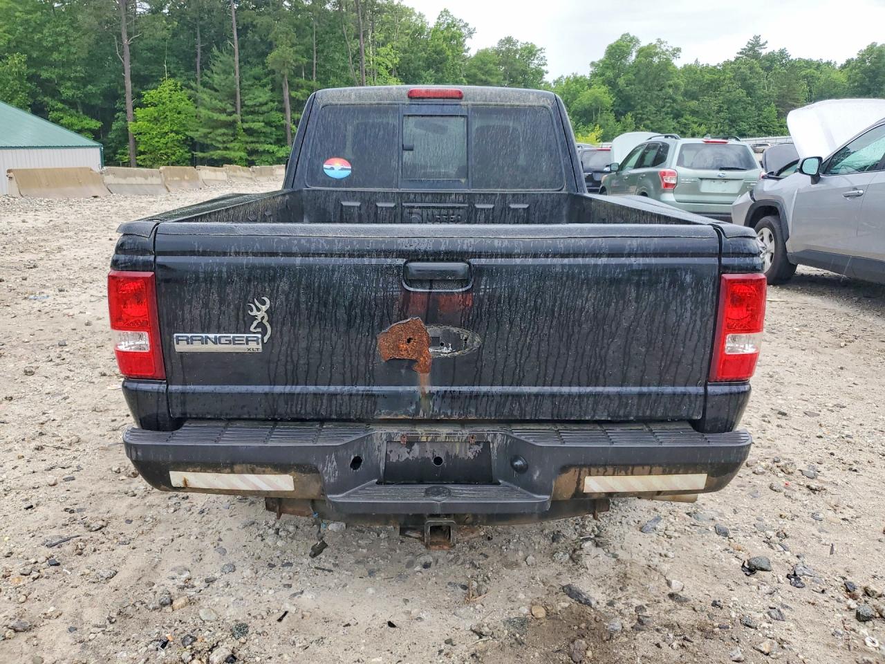 2010 Ford Ranger Super Cab Black vin: 1FTLR4FE0APA35823