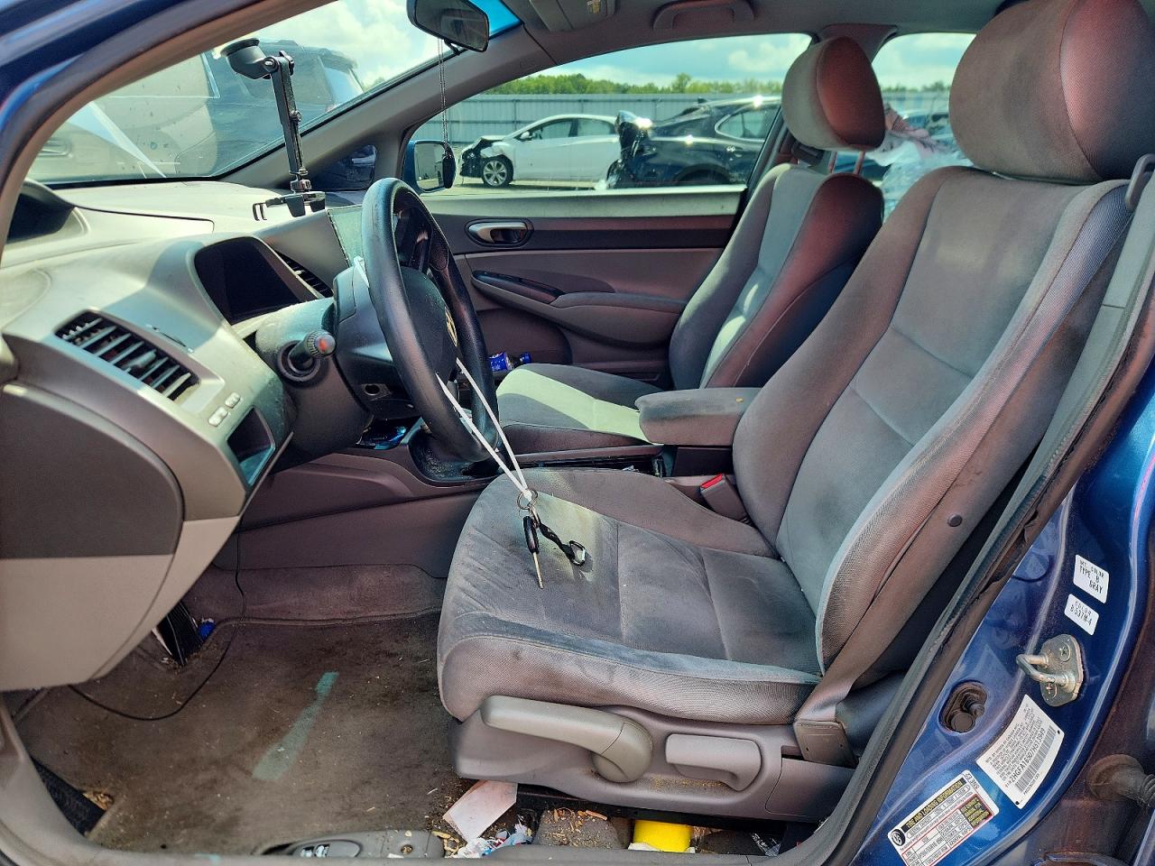 2007 Honda Civic Lx Синий vin: 2HGFA16507H513949