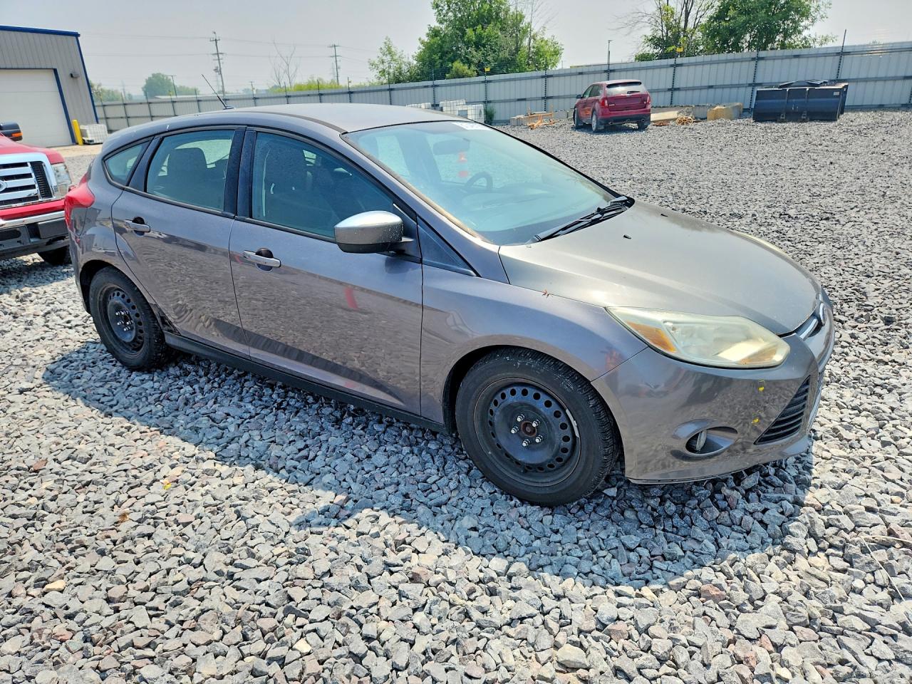 2012 Ford Focus Se Gray vin: 1FAHP3K25CL177523