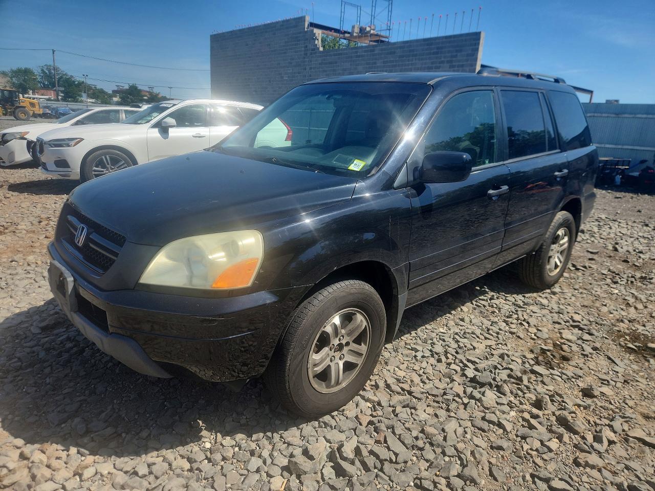 2003 Honda Pilot Exl Black vin: 2HKYF185X3H616299