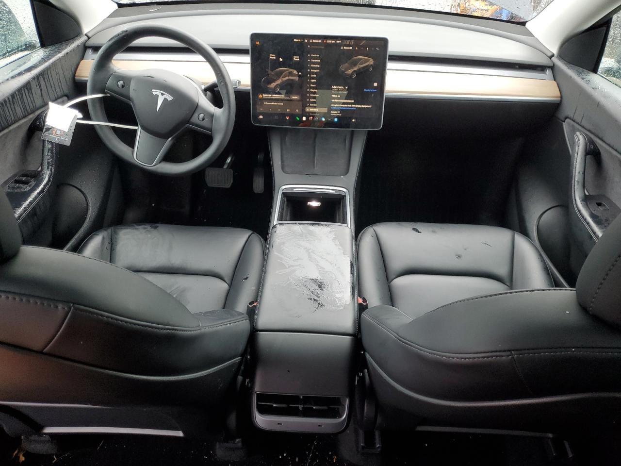 2022 Tesla Model Y Серый vin: 7SAYGDEE8NF308605