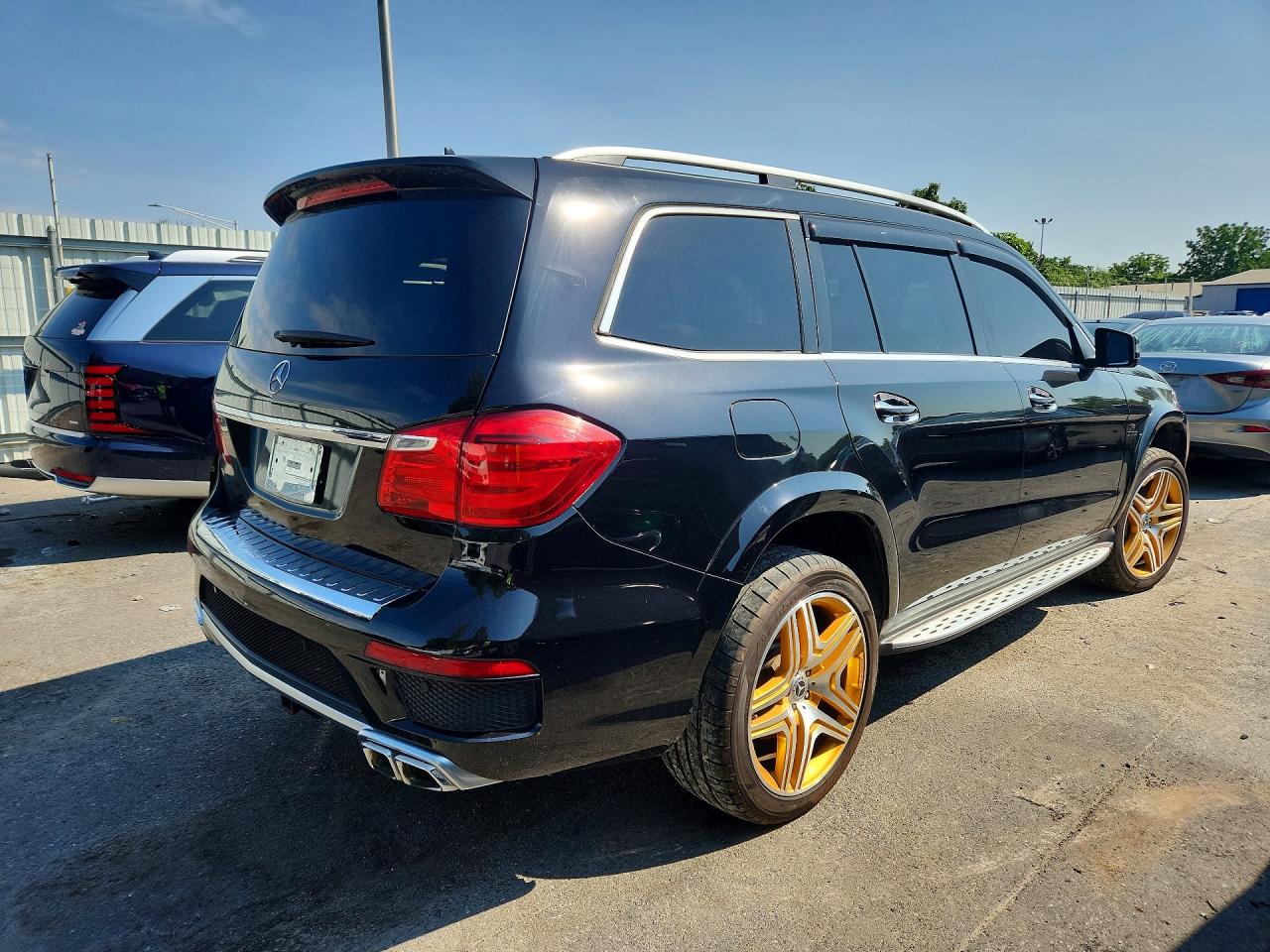 2015 Mercedes-benz Gl 63 Amg Black vin: 4JGDF7EE1FA489228