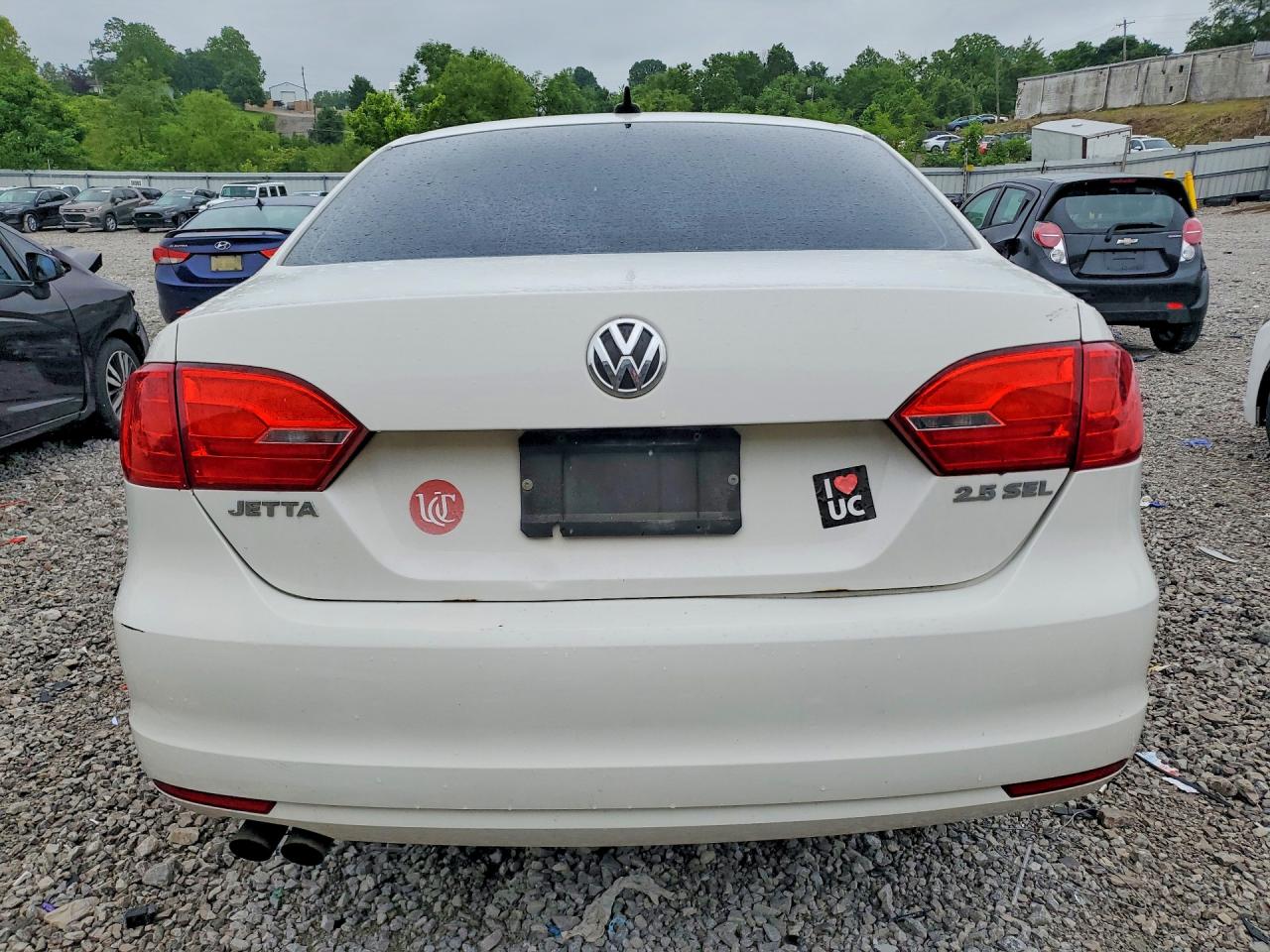 2012 Volkswagen Jetta Sel White vin: 3VWLP7AJ0CM424527