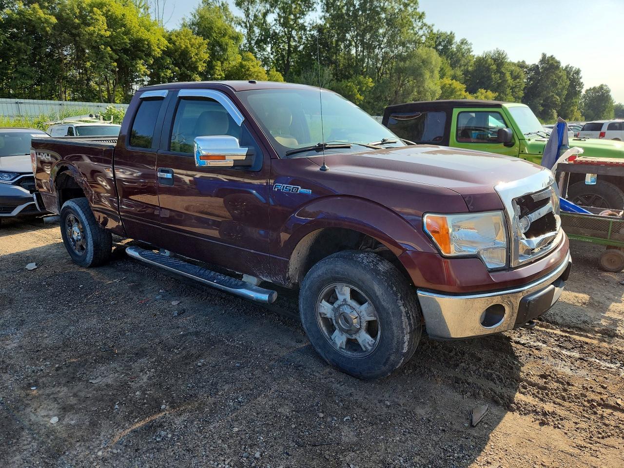 2010 Ford F150 Super Cab Burgundy vin: 1FTFX1EV9AFA86469