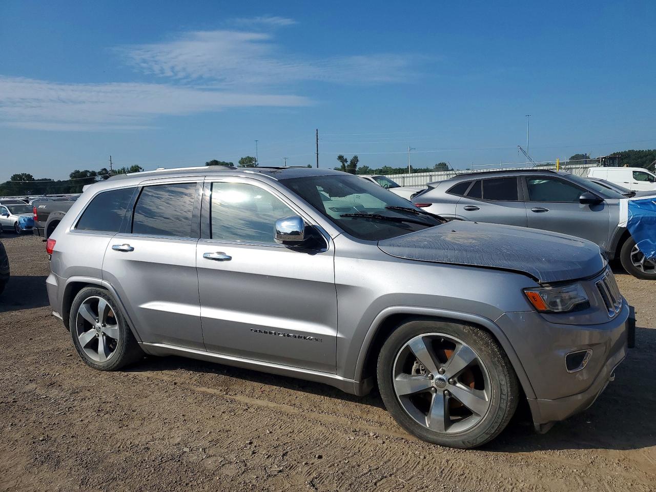 2014 Jeep Grand Cherokee Overland Gray vin: 1C4RJFCG5EC279306