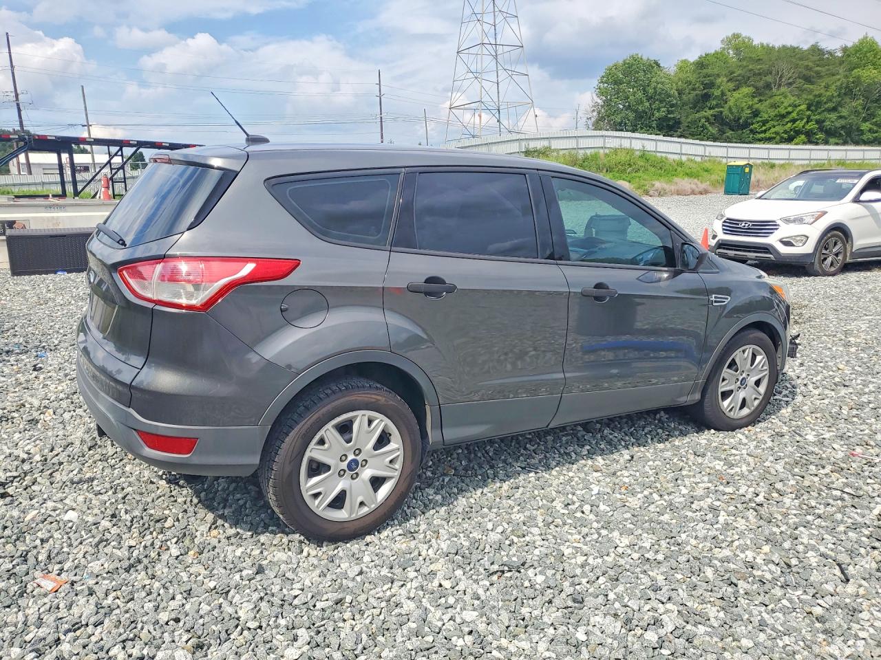 2015 Ford Escape S Gray vin: 1FMCU0F73FUA42150