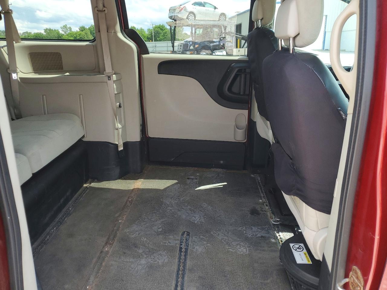 2014 Dodge Grand Caravan Sxt Burgundy vin: 2C4RDGCG1ER140536