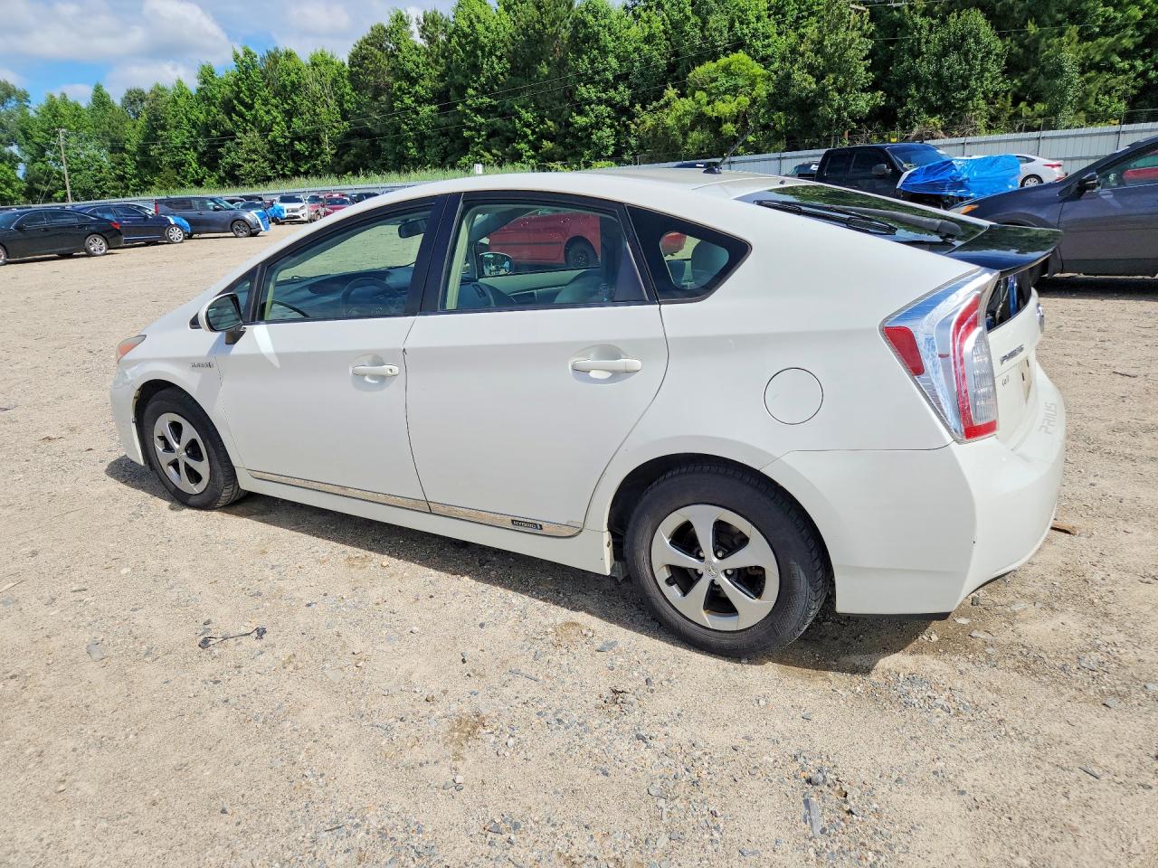 2012 Toyota Prius Two White vin: JTDKN3DU0C0334476
