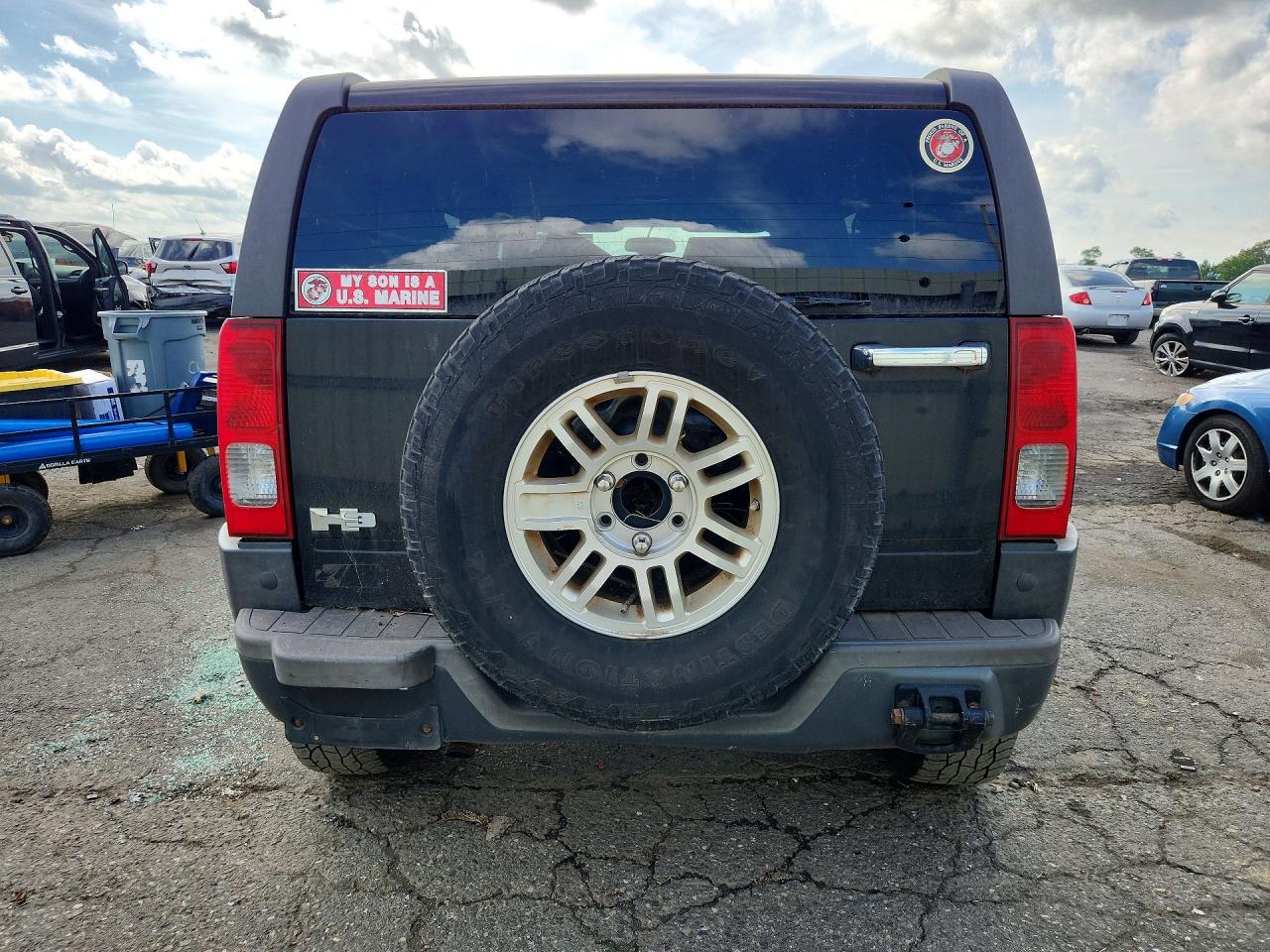 2008 Hummer H3 Black vin: 5GTEN13EX88190559