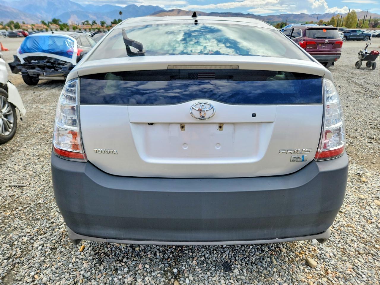 2009 Toyota Prius Base Silver vin: JTDKB20U593487208