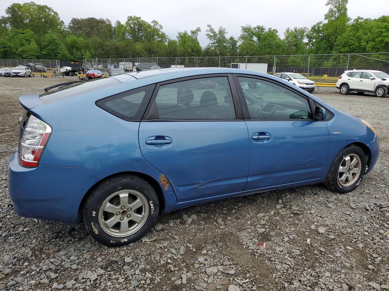 2009 Toyota Prius Base Blue vin: JTDKB20U497828901