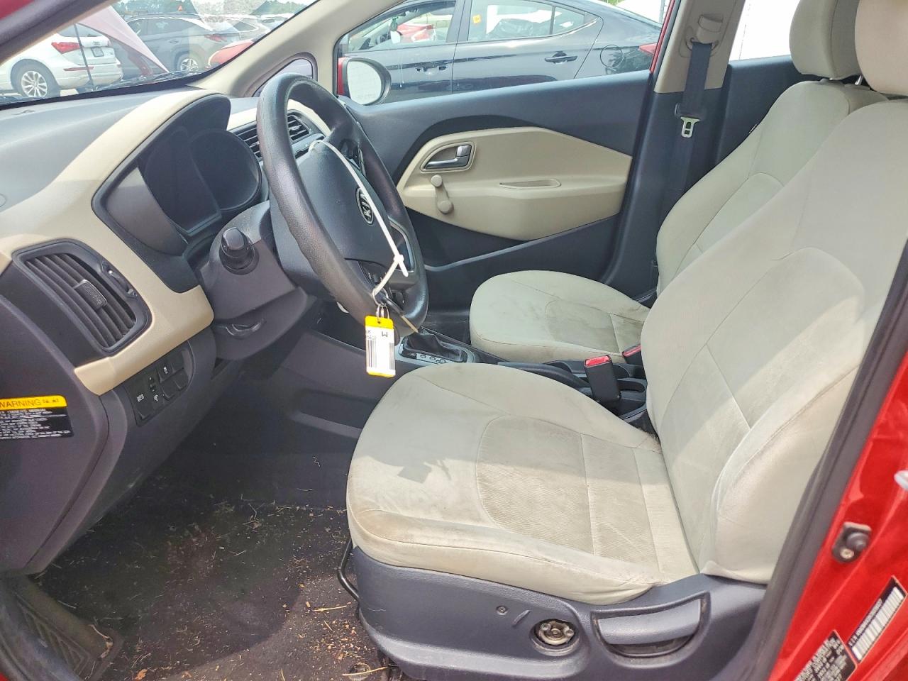 2012 Kia Rio Lx Красный vin: KNADM4A3XC6056127