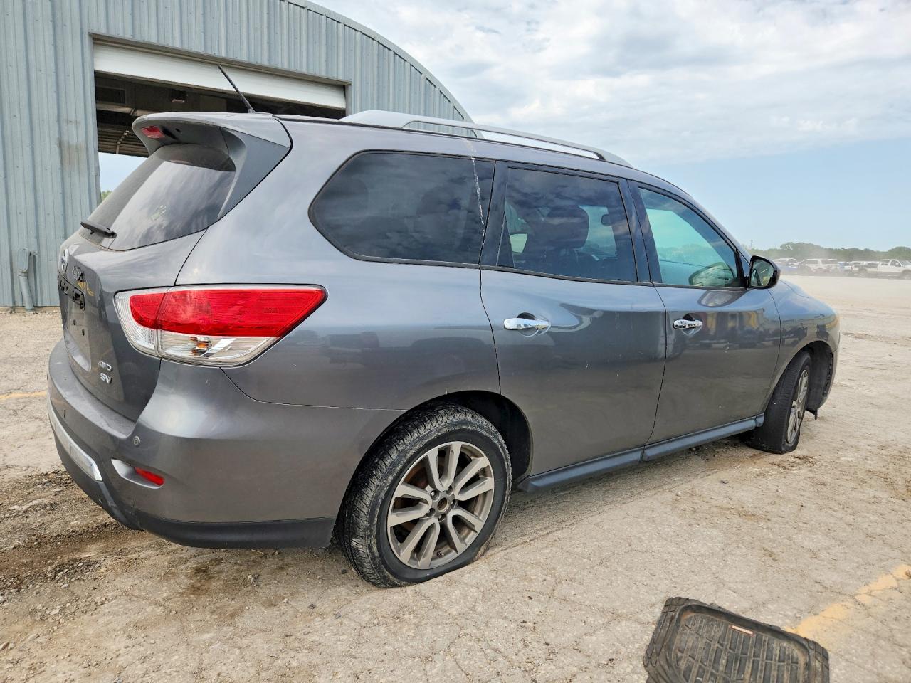 2015 Nissan Pathfinder Sv Gray vin: 5N1AR2MM0FC672422