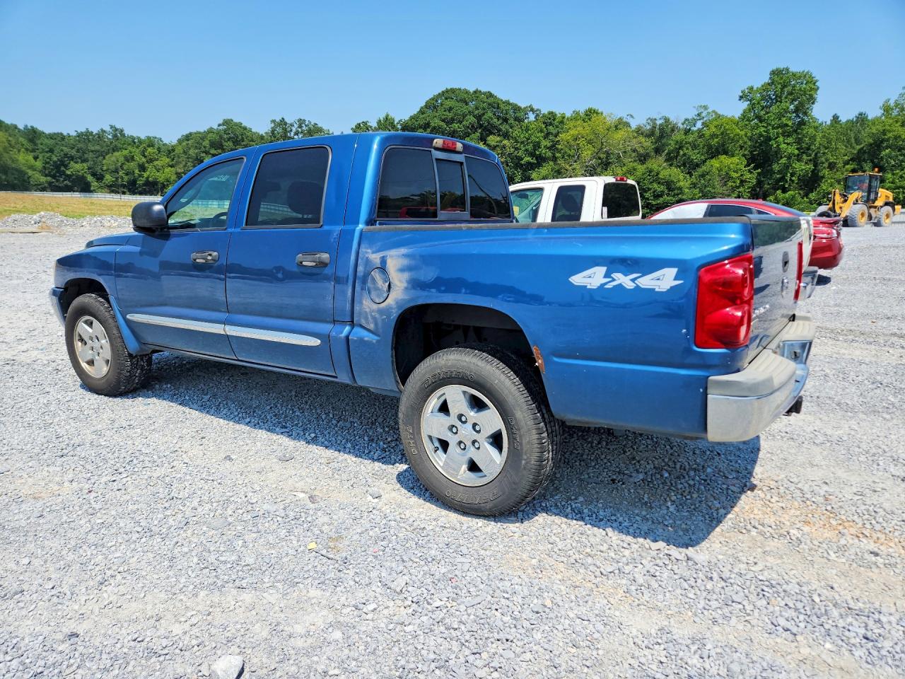 2005 Dodge Dakota Quad Laramie Blue vin: 1D3HW58N15S195723