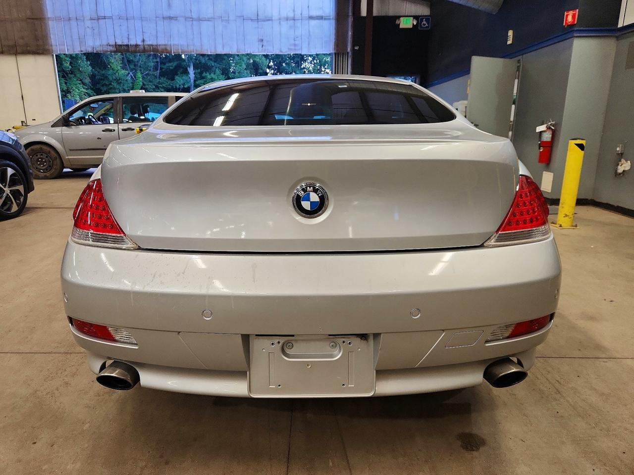 2007 Bmw 650 I Silver vin: WBAEH13577CR52253