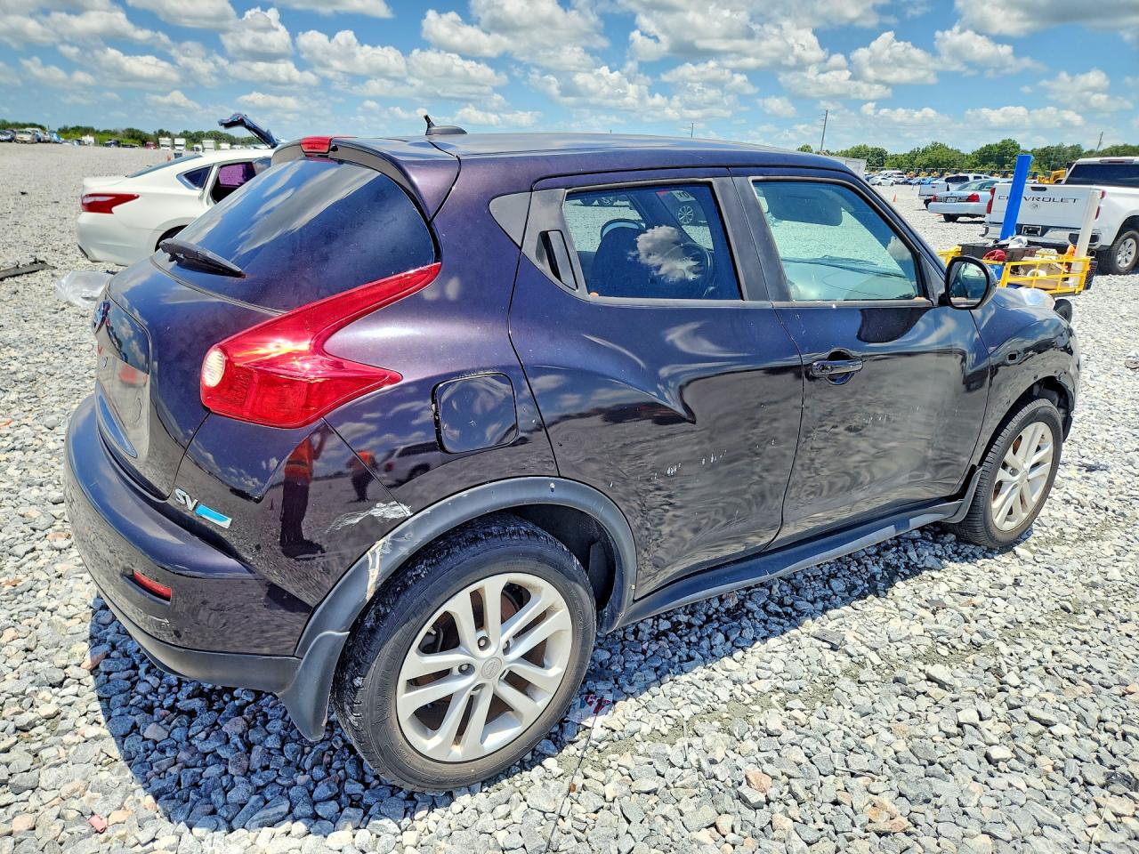 2014 Nissan Juke Sv Purple vin: JN8AF5MRXET352263
