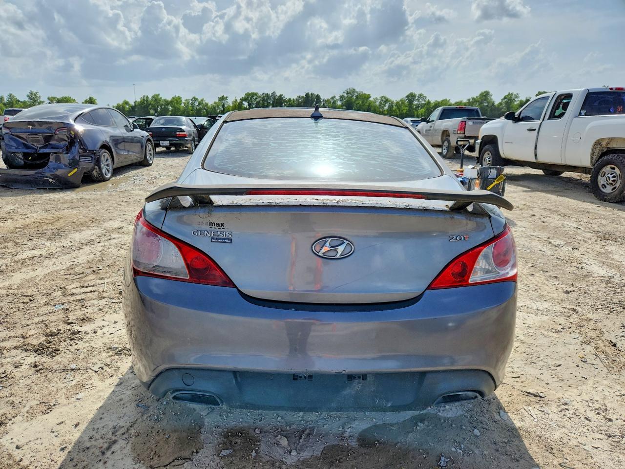 2010 Hyundai Genesis Coupe 2.0t Track Gray vin: KMHHT6KD4AU027429