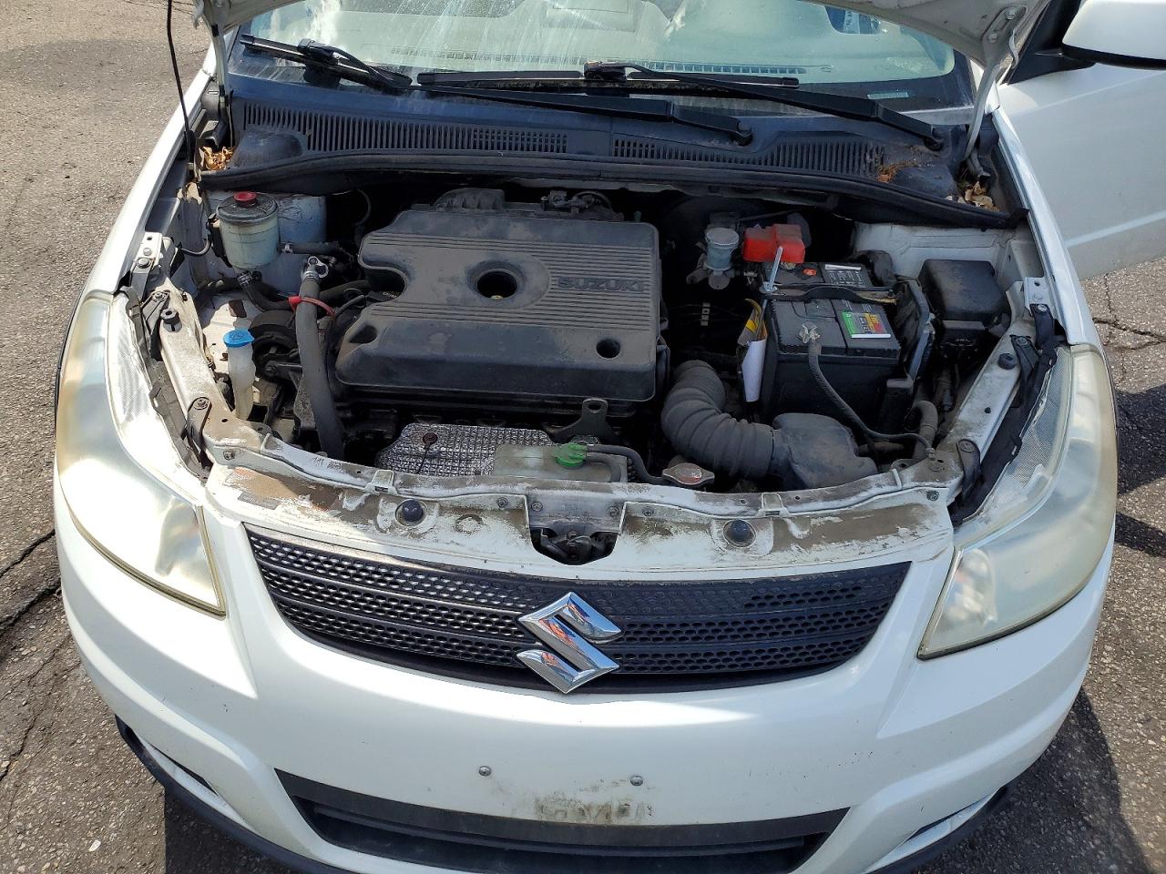 2009 Suzuki Sx4 Technology White vin: JS2YA413096201610