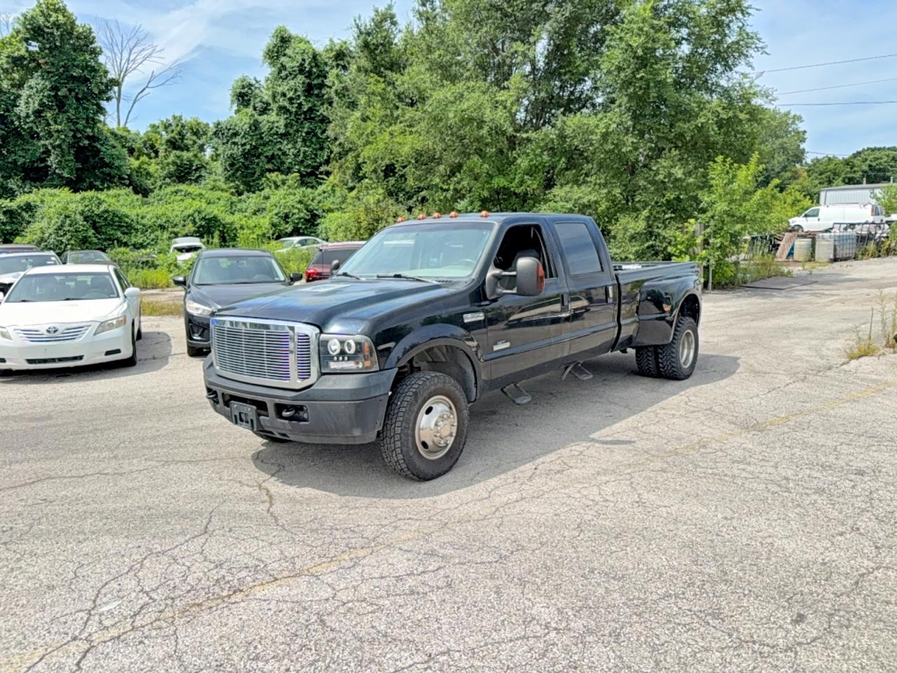 2006 Ford F350 Super Duty Black vin: 1FTWW33P86EA38834