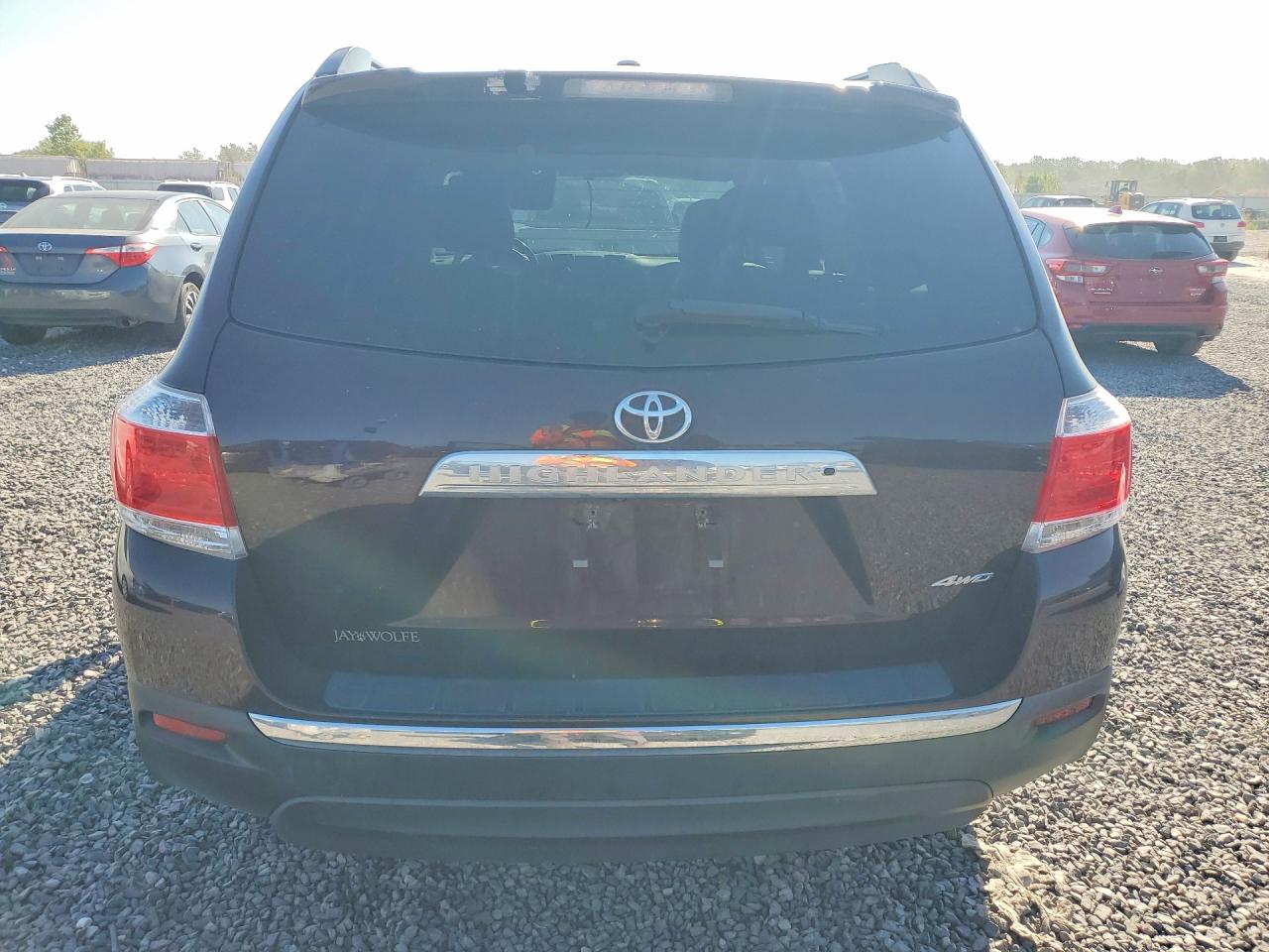 2013 Toyota Highlander Se Purple vin: 5TDBK3EH7DS226798