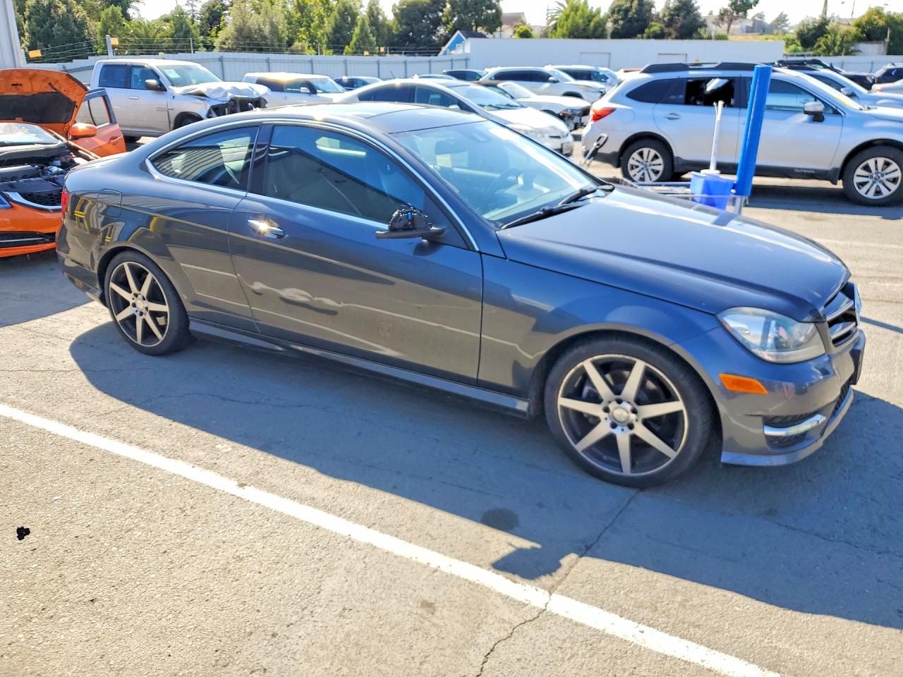 2015 Mercedes-benz C 250 Charcoal vin: WDDGJ4HB0FG383999