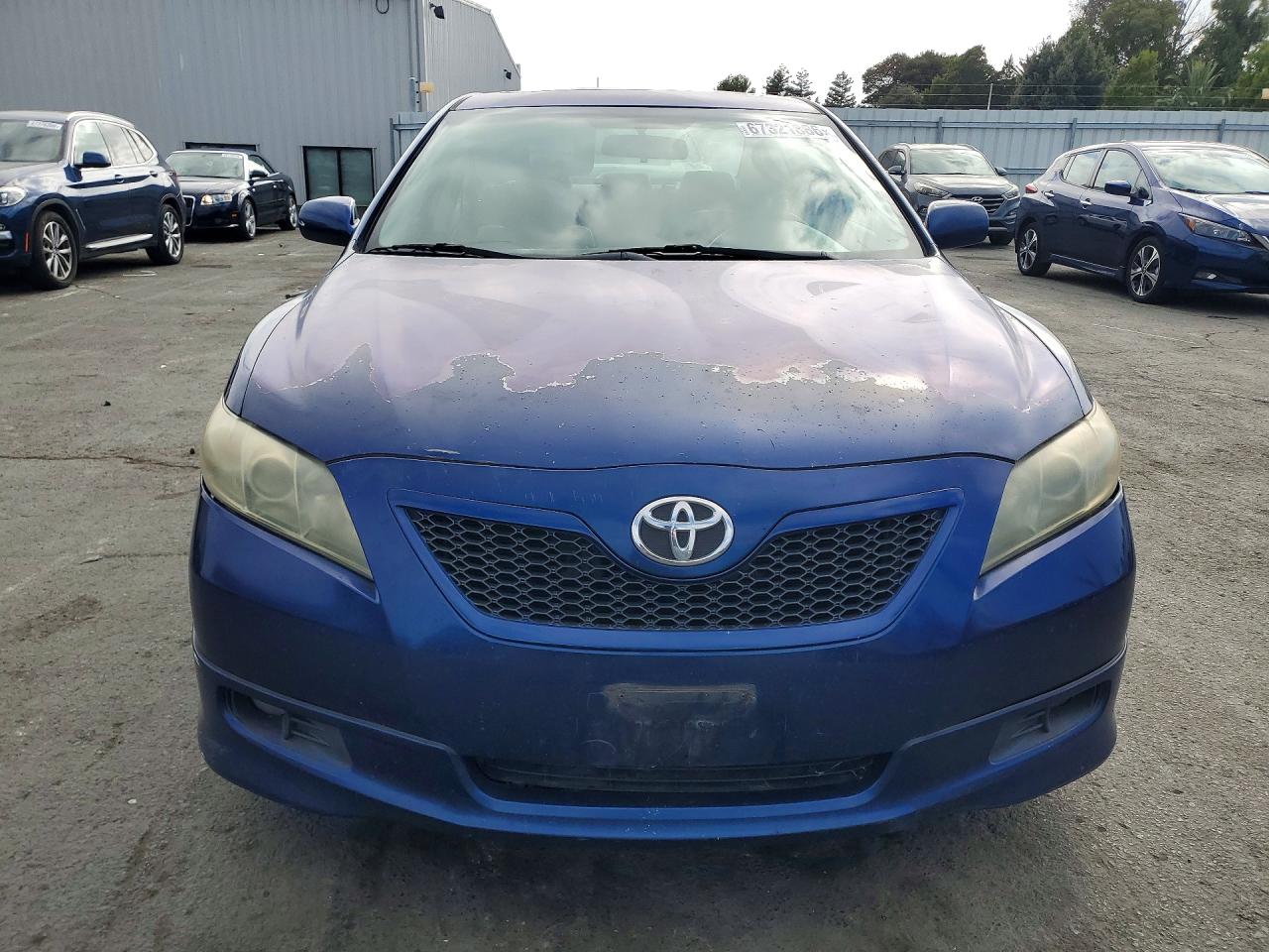 2007 Toyota Camry Se V6 Blue vin: 4T1BK46K67U011893