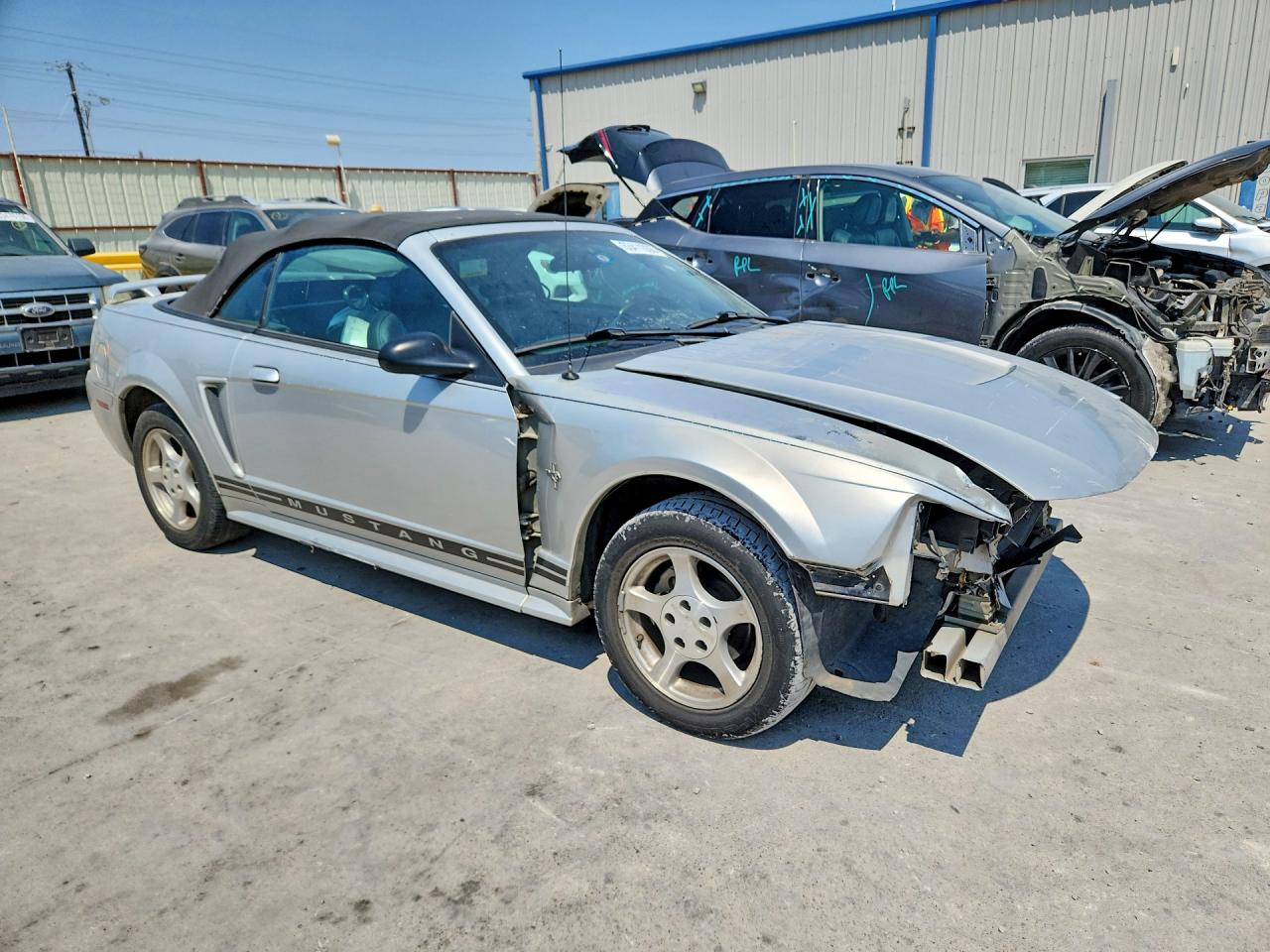2003 Ford Mustang Silver vin: 1FAFP44463F332929