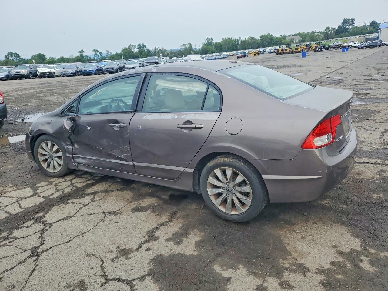 2010 Honda Civic Ex Brown vin: 2HGFA1F82AH515669
