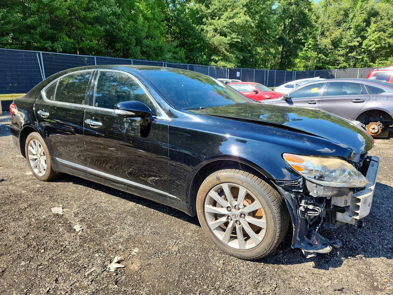 2010 Lexus Ls 460 Black vin: JTHCL5EF3A5005579
