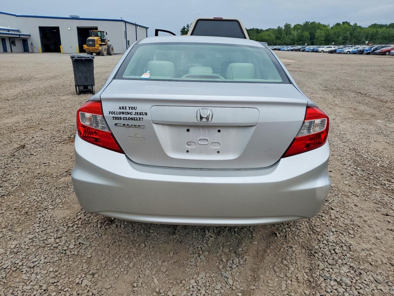 2012 Honda Civic Lx Silver vin: 19XFB2F59CE307035