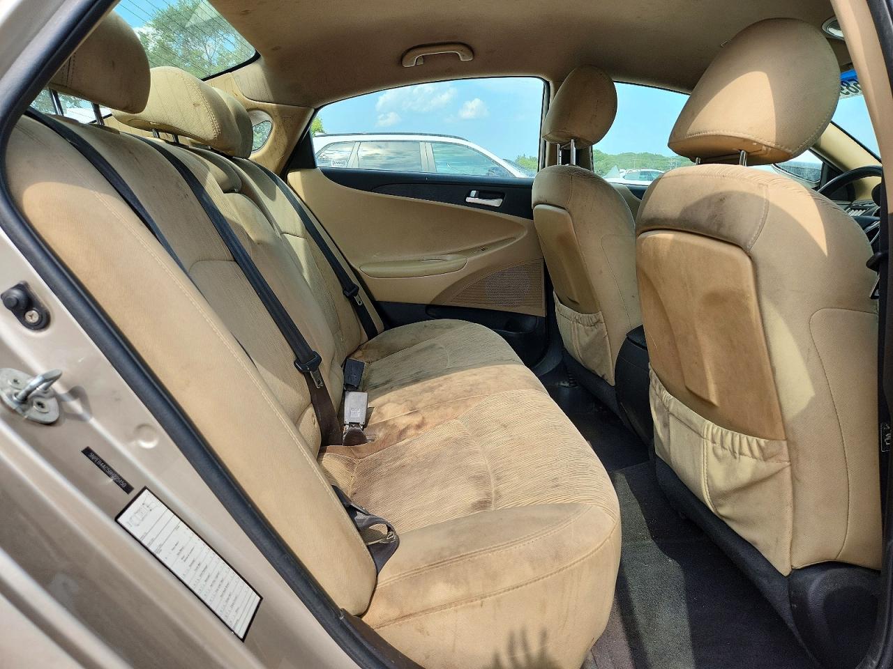 2011 Hyundai Sonata Gls Beige vin: 5NPEB4AC5BH225150