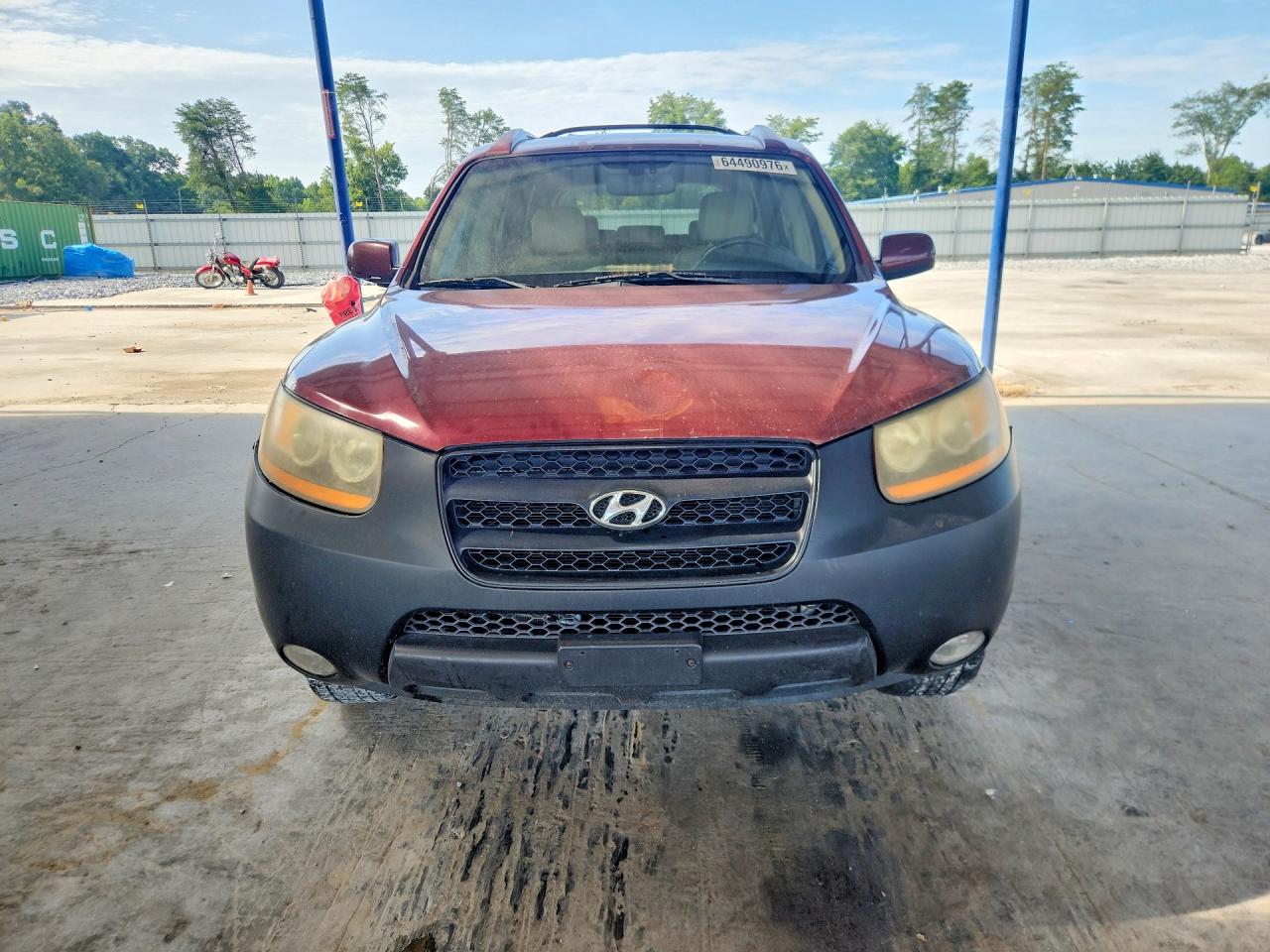 2009 Hyundai Santa Fe Limited Темно-бордовый vin: 5NMSH73E99H274361