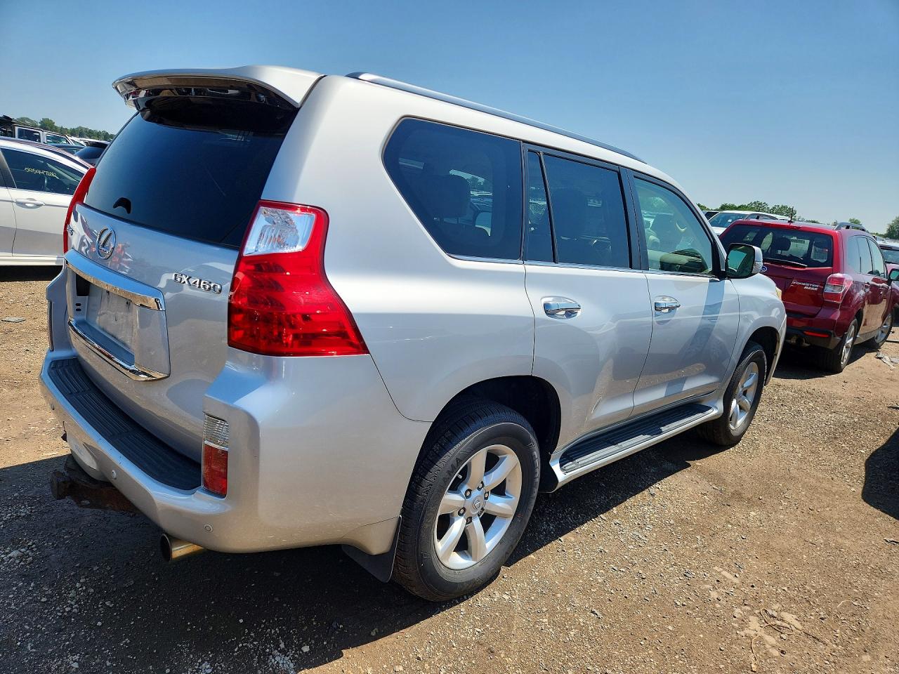 2010 Lexus Gx 460 Silver vin: JTJBM7FXXA5002155