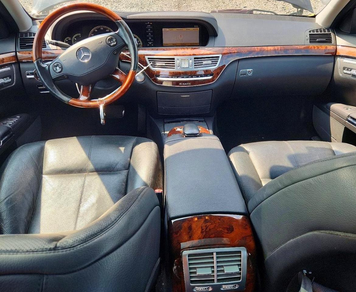 2008 Mercedes-benz S 550 4matic Black vin: WDDNG86XX8A184931