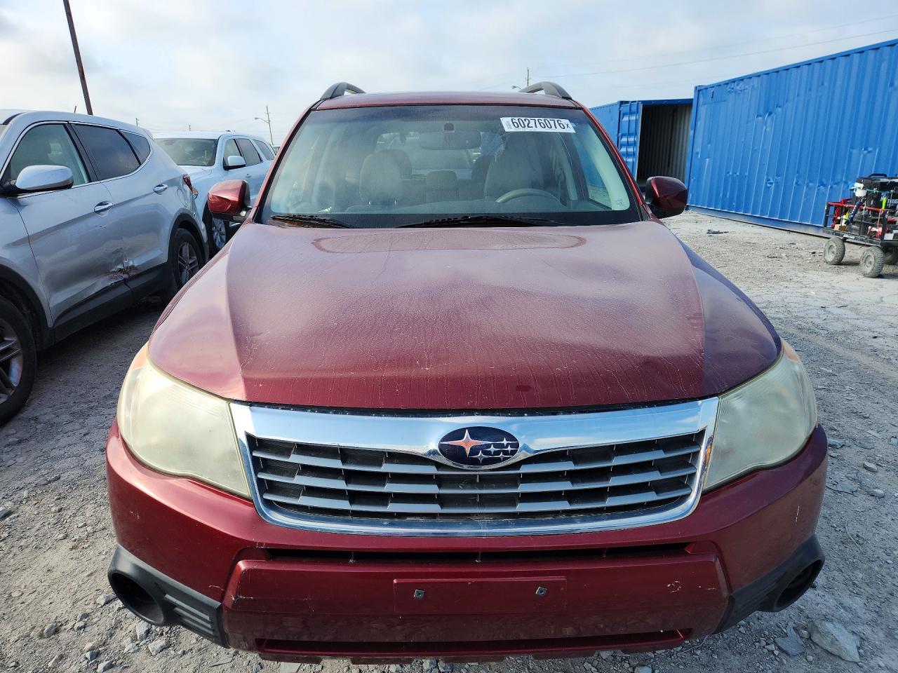 2010 Subaru Forester 2.5x Premium Red vin: JF2SH6CC2AH744701