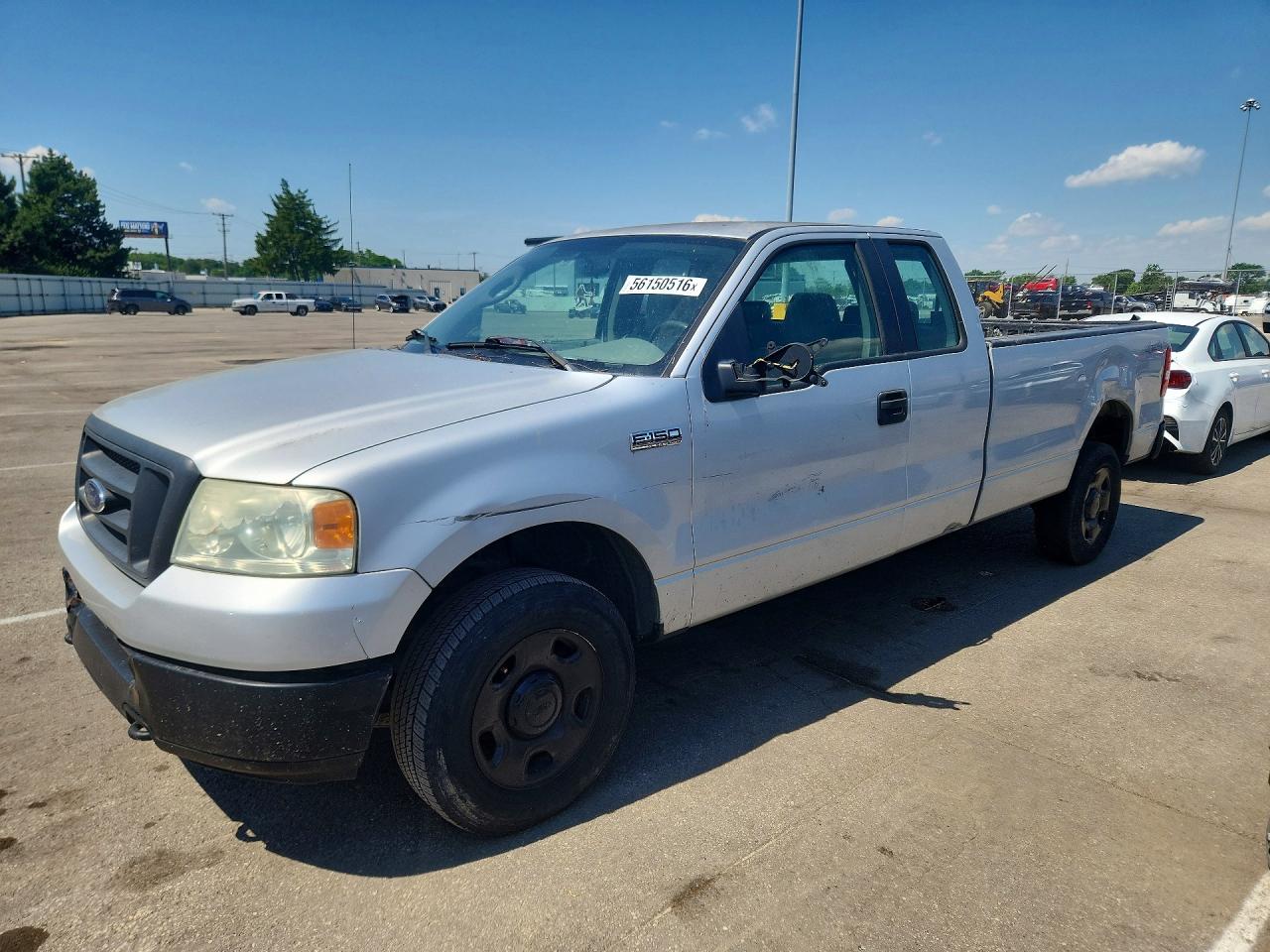 2005 Ford F150 Серебряный vin: 1FTVX14585NB75569
